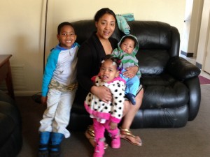 Tammy and her 3 children